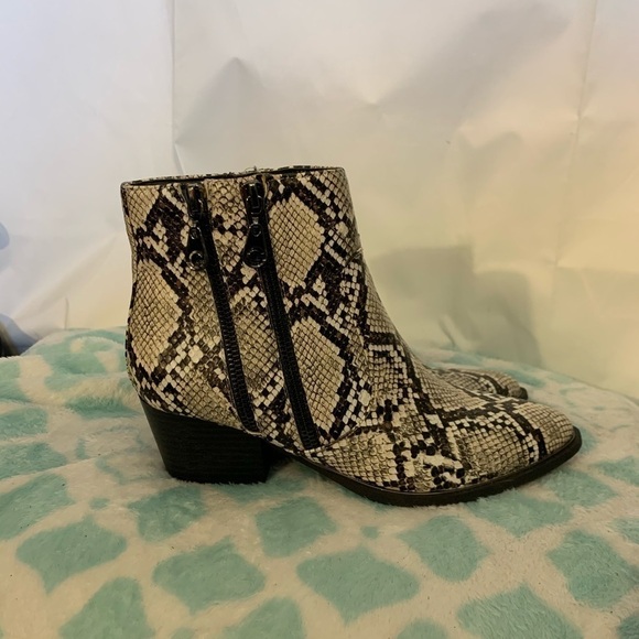 Guess Shoes - Guess Indee faux leather reptile embossed booties